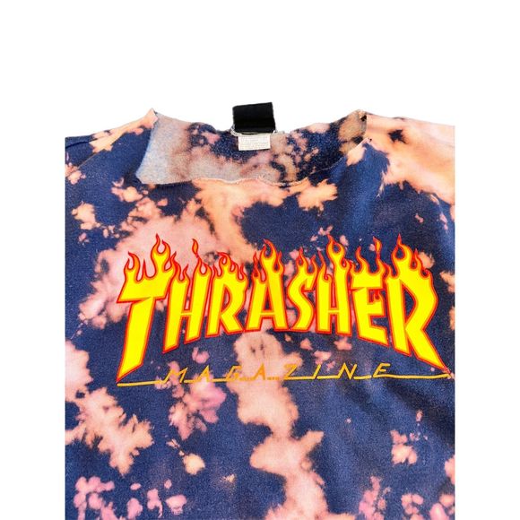 Thrasher Magazine Bleached & Distressed Sweater - Picture 3 of 4